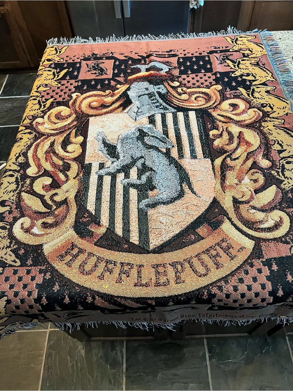 Harry Potter Hufflepuff Throw Blanket